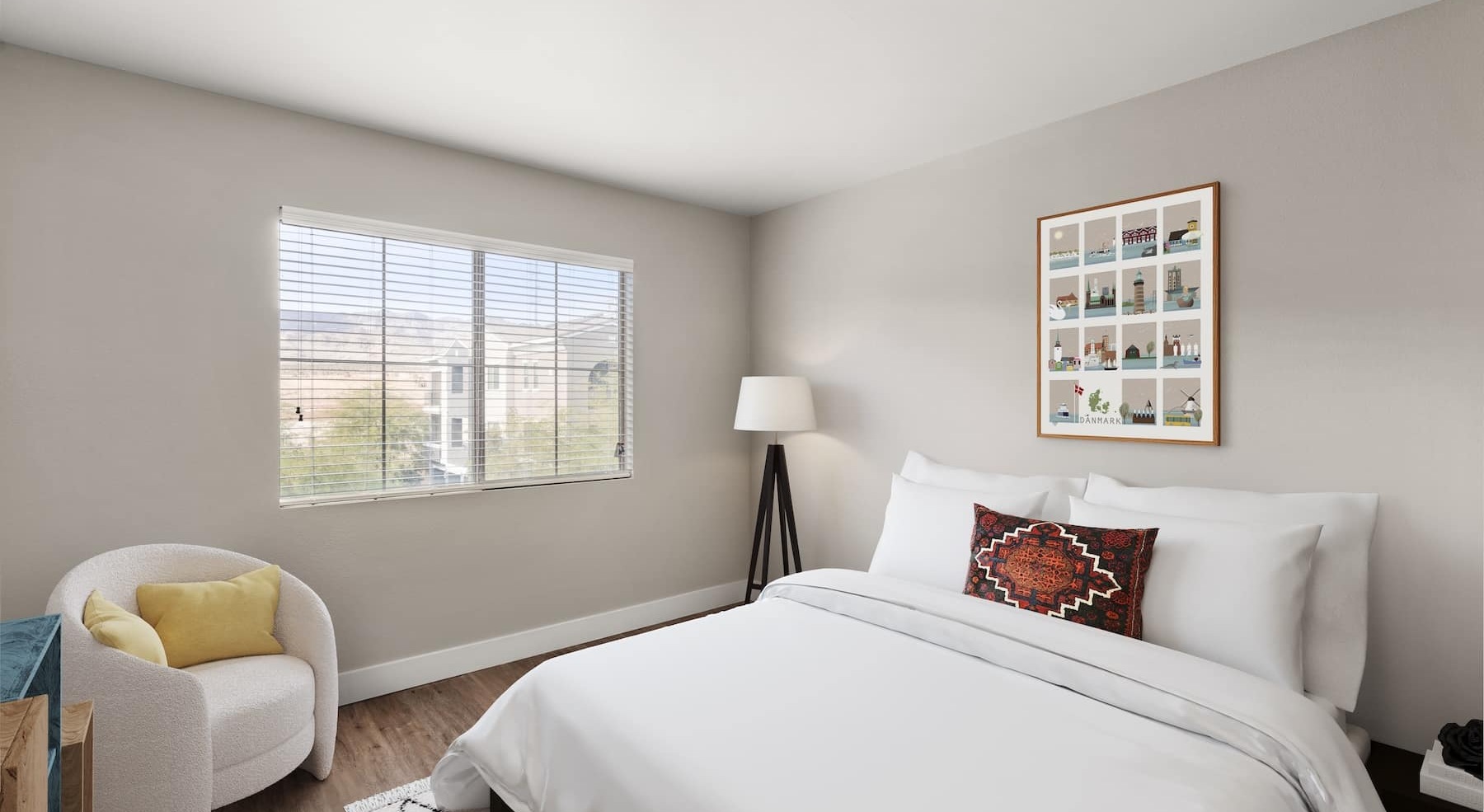 bedroom with ample space