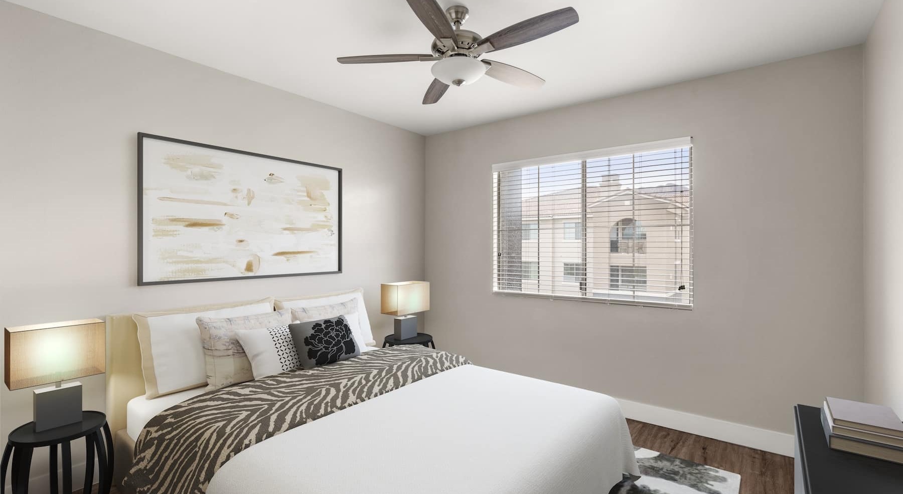 bedroom with natural lighting